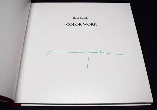 Groebli, Color work - ERSTE AUSGABE - SIGNIERT 