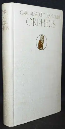 Bernoulli, Orpheus - 1911 - ERSTE AUSGABE - SELTEN - NIETZSCHE