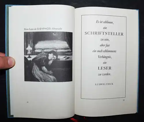 Sisyphos. Ein Almanach über Bücher - SIGNIERT M. Bofinger - NUMMERIERT 1/999 Ex.