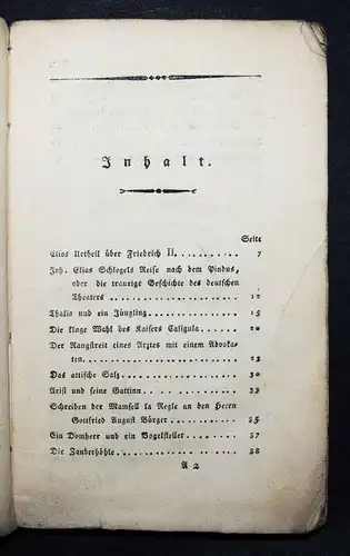Ayrenhoff, Kleine Gedichte - ERSTE AUSGABE - WIEN 1810 - Lyrik 