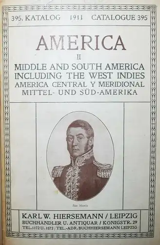 Antiquariatskataloge - Hiersemann, 6 Kataloge AMERICA Mexico Portugal Spanien