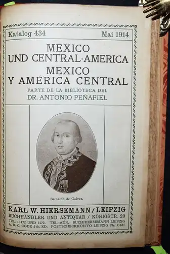 Antiquariatskataloge - Hiersemann, 6 Kataloge AMERICA Mexico Portugal Spanien