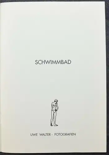 UWE WALTER, SCHWIMBAD EINES VON NUR 20 RÖM. NUM. EXEMPLAREN SIGNIERT