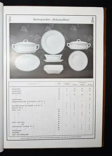 Kaffee-, Tafel- und Teegeschirre - Seltmann - 1925 - Porzellan - Verkaufskatalog