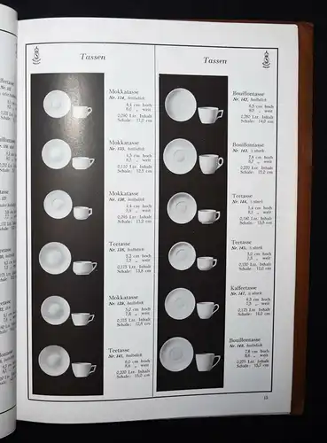 Kaffee-, Tafel- und Teegeschirre - Seltmann - 1925 - Porzellan - Verkaufskatalog