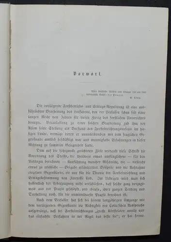 Die Betriebs- und Ertrags-Regulirung der Forsten - Karl Grebe - 1867 - Selten