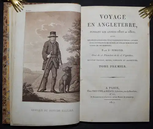 L. SIMOND - VOYAGE EN ANGLETERRE, PENDANT LES ANNÉES 1810 ET 1811 ENGLAND 1817