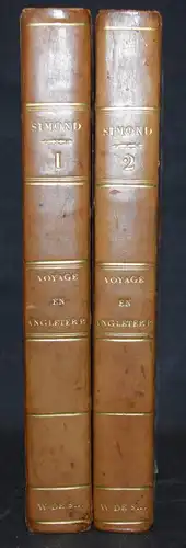 L. SIMOND - VOYAGE EN ANGLETERRE, PENDANT LES ANNÉES 1810 ET 1811 ENGLAND 1817