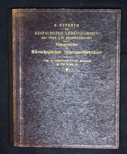 Eyferth, Die einfachsten Lebensformen des Thier- und Pflanzenreiches 1885