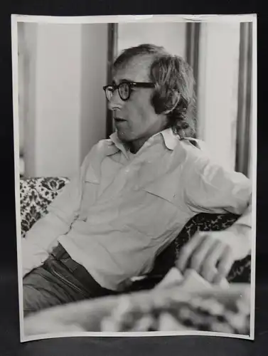 Woody Allen, Original-Vinage-Photograph MAENZA 1971 Photo FOTO Photographie