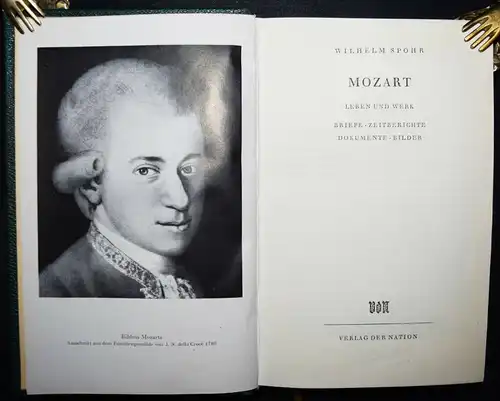 Mozart – Spohr - Schöne Ganzlederausgabe