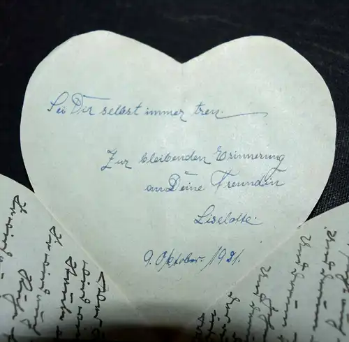 Leporello - Album amicorum – Freundschafts-Album – Berlin 1921