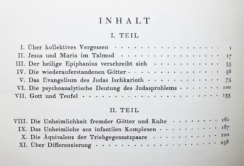 Reik, Der eigene und der fremde Gott - 1923 - ERSTE AUSGABE 