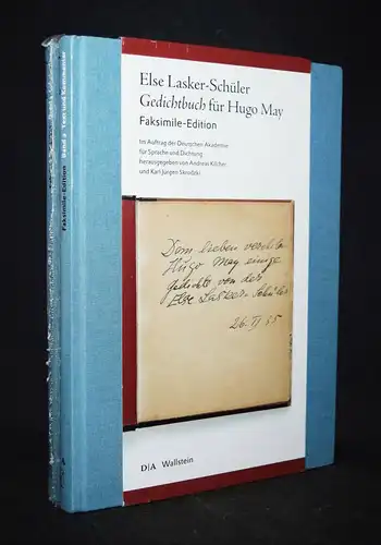 Lasker-Schüler, Gedichtbuch für Hugo May - Wallenstein 2019 - 9783835334472