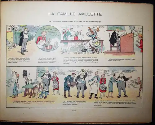 Jaboune, La famille Amulette Librairie Plon 1930 J. Pinchon KÜNSTLER-BILDERBUCH