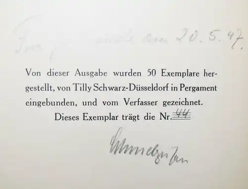 Schmelzeisen, Die Idee des Barock EINES VON NUR 50 EXEMPLAREN SIGNIERT