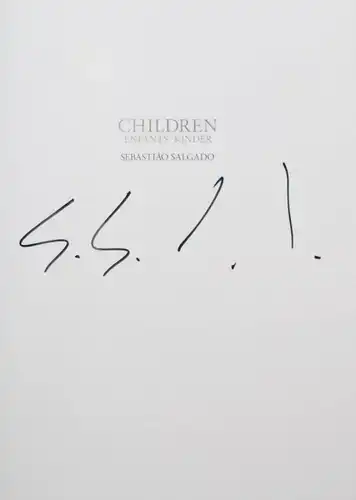 Salgado, Children. Enfants. Kinder - SIGNIERT