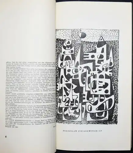 Iwanji, Junge jugoslawische Lyrik - Dragoslaw Stojanowitsch Sip - JUGOSLAWIEN 