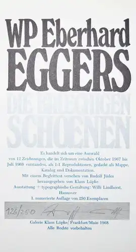 Eggers, Die brüchigen Schönen - Eins von 250 Exemplaren PHANTASTISCHER REALISMUS