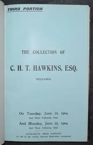 Hawkins Collection - Catalogue of old French snuff-boxes - SCHNUPF-TABAK-DOSEN