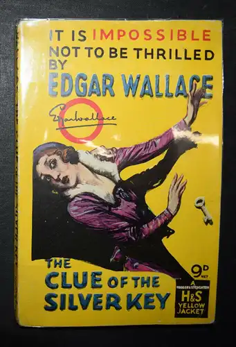 Wallace, clue of the silver key CRIME KRIMI KRIMINALLITERATUR