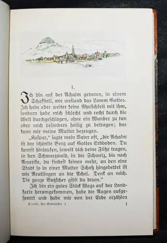 Finckh, Der Bodenseher - 1914 ERSTE AUSGABE NUMMERIERT 1/150 Illustr. K. Stirner