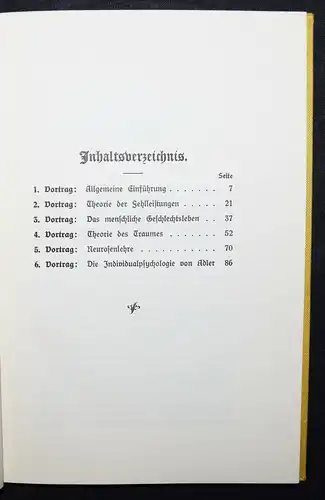 Döring, Psychoanalyse und Individualpsychologie - 1928 ERSTE AUSGABE