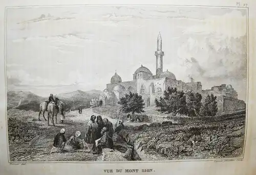 Martin, Histoire de la Terre-Sainte depuis les temps... 1844 ISRAEL PALÄSTINA 