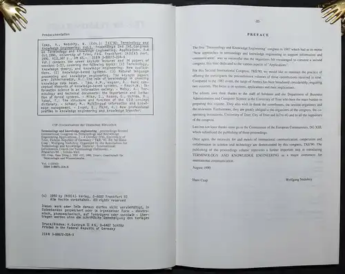 Terminology and knowledge engineering - Kybernetik - Mathematik - Informatik T
