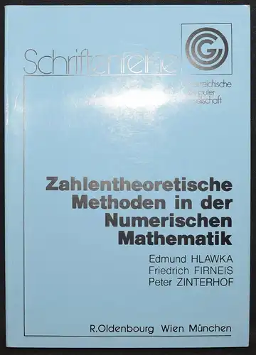 NUMERIK - NUMERISCHEN MATHEMATIK - EDMUND  HLAWKA - 1981