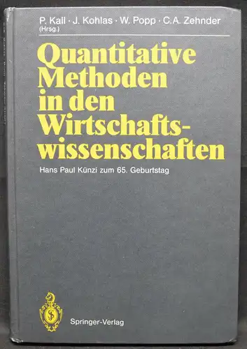 MATHEMATIK - MATHEMATICS QUANTITATIVE METHODEN IN DEN WIRTSCHAFTSWISSENSCHAFTEN