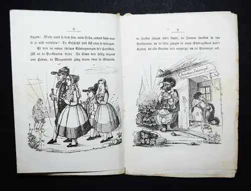 Lyser, De Swienegel als Wettrenner - 1853 MUNDART FABELN