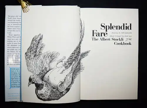 Stockli, Splendid fare - SIGNIERT -. ERSTE AUSGABE - Kochen - KOCHBUCH -