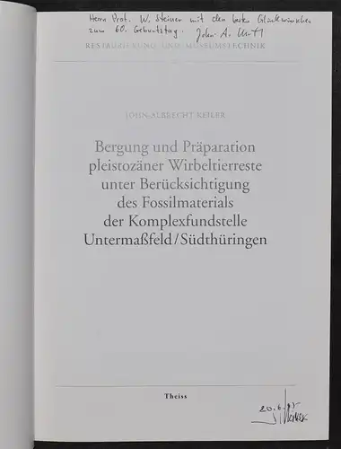 Bergung und Präparation pleistozäner Wirbeltierreste - Paläontologie Fossilien