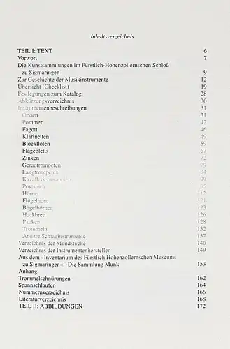 Frank Bär - Sammlung der Musikinstrumente im Fürstlich-Hohenzollernschen - 1994