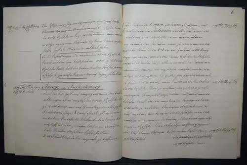 BLÄTTER DER ERIN(N)ERUNG - DEUTSCHE HANDSCHRIFT UM 1880 - APOTHEKER-VEREIN