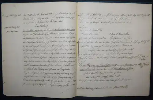 BLÄTTER DER ERIN(N)ERUNG - DEUTSCHE HANDSCHRIFT UM 1880 - APOTHEKER-VEREIN