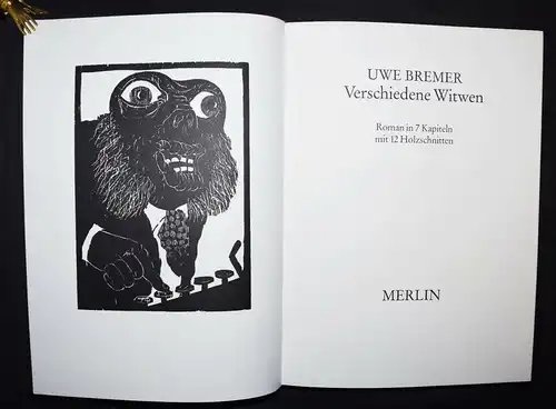 Bremer, Verschiedene Witwen - Original-Holzschnitt SIGNIERT NUMMERIERT 1/110 EX