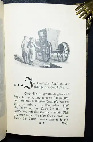 Laurence Sterne - Yorick’s empfindsame Reise - 1910 - SELTENER BAND DER REIHE