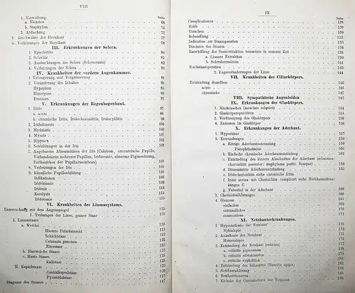 OPHTHALMOLOGIE 1858 Rheindorf, Handbuch der AUGENHEILKUNDE für praktische Ärzte