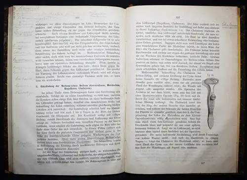 OPHTHALMOLOGIE 1858 Rheindorf, Handbuch der AUGENHEILKUNDE für praktische Ärzte