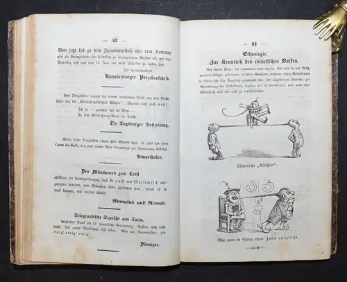 Schleich, Münchener Punsch Band 10 - 1857 - KARIKATUR - SATIRE - ZEITSCHRIFT