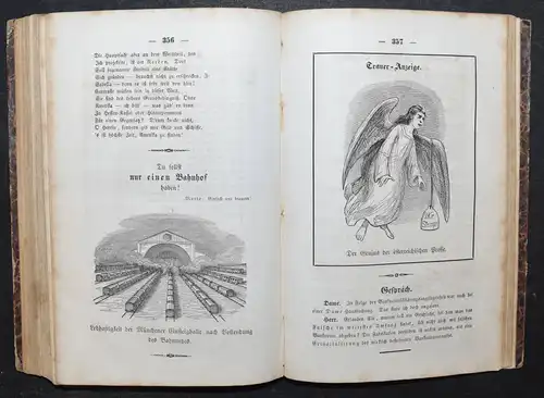 Schleich, Münchener Punsch Band 10 - 1857 - KARIKATUR - SATIRE - ZEITSCHRIFT