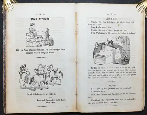 Schleich, Münchener Punsch Band 10 - 1857 - KARIKATUR - SATIRE - ZEITSCHRIFT