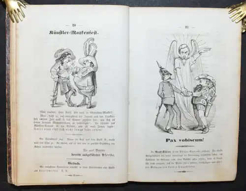 Schleich, Münchener Punsch Band 10 - 1857 - KARIKATUR - SATIRE - ZEITSCHRIFT