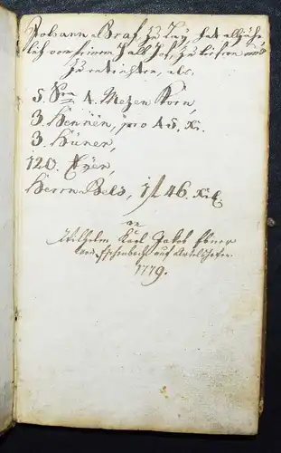 Ebner von Eschenbach, Deutsche Handschrift auf Papier 1779-1851