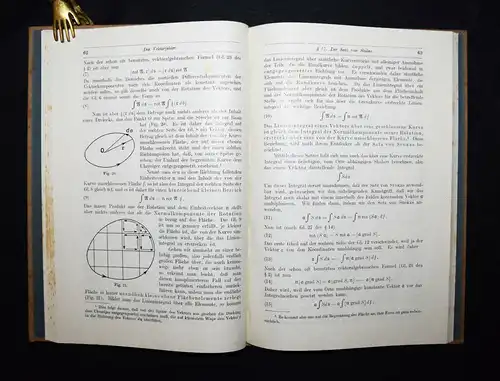 Haas, Vektoranalysis -1922 ERSTE ASUGABE - MATHEMATIK MATHEMATICS PHYSIK