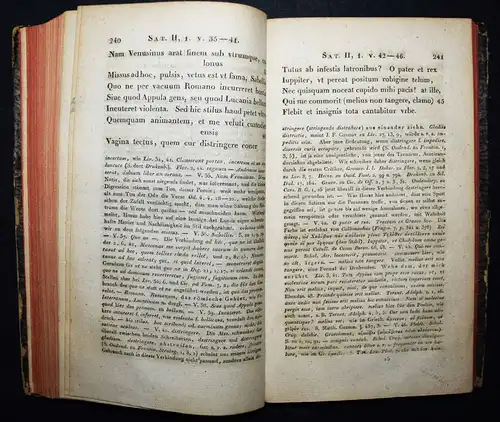 ALTPHILOLOGIE ANTIKE - HORAZ - Horatius Flaccus, Satiren - 1815