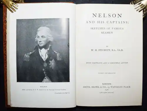 Nelson – Fitchett, Nelson and his captains - Schulpreißeinband 1906