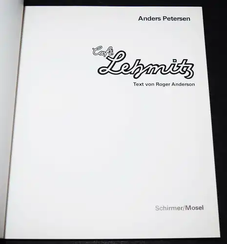Petersen, Cafè Lehmitz - Erstausgabe 1978